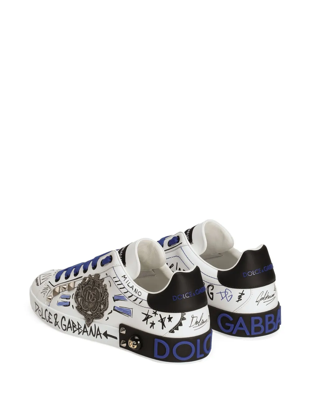 logo-print sneakers