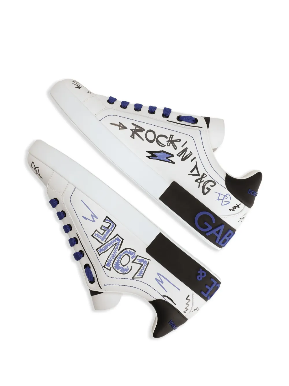 logo-print sneakers